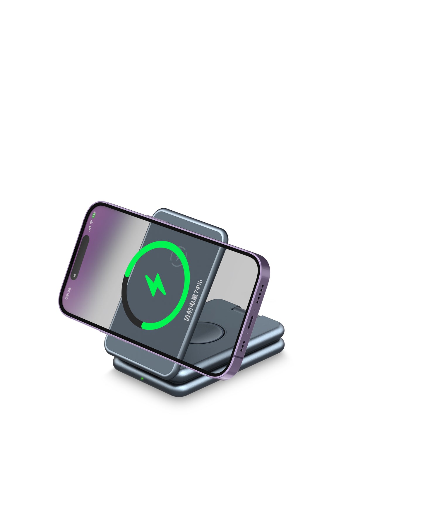 MagFold Trio™ Wireless/Magnetic Charging Stand